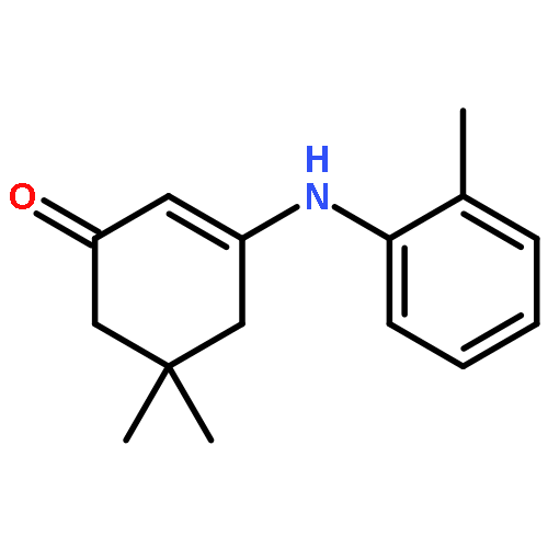 2-Cyclohexen-1-one, 5,5-dimethyl-3-[(2-methylphenyl)amino]-