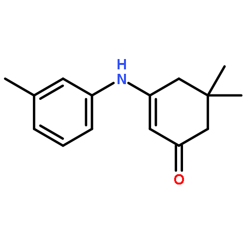 2-Cyclohexen-1-one, 5,5-dimethyl-3-[(3-methylphenyl)amino]-