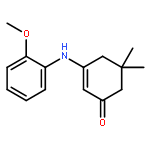 2-Cyclohexen-1-one, 3-[(2-methoxyphenyl)amino]-5,5-dimethyl-