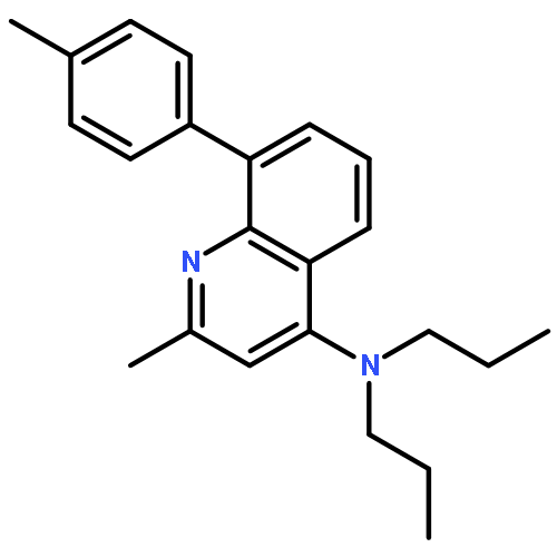 4-Quinolinamine, 2-methyl-8-(4-methylphenyl)-N,N-dipropyl-