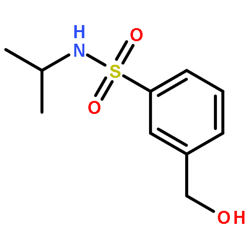 BENZENESULFONAMIDE, 3-(HYDROXYMETHYL)-N-(1-METHYLETHYL)-