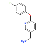 3-Pyridinemethanamine, 6-(4-fluorophenoxy)-