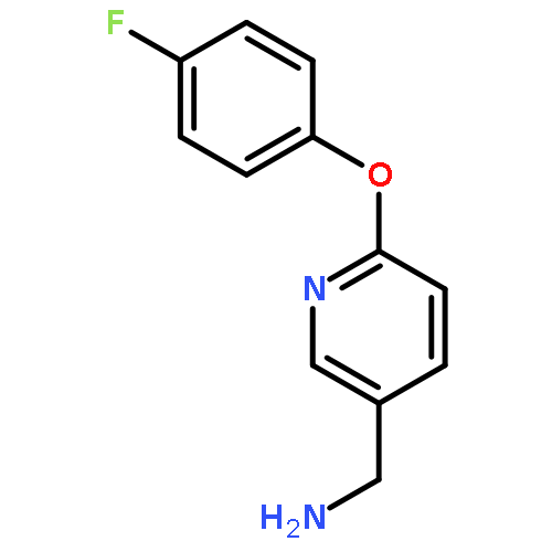 3-Pyridinemethanamine, 6-(4-fluorophenoxy)-