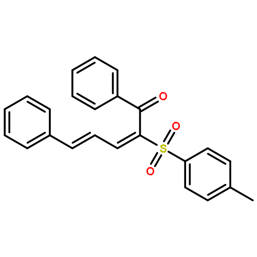 2,4-Pentadien-1-one, 2-[(4-methylphenyl)sulfonyl]-1,5-diphenyl-