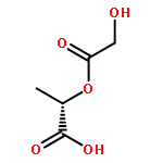 Propanoic acid, 2-[(hydroxyacetyl)oxy]-, (2S)-