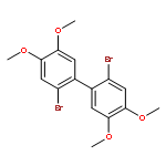 1,1'-Biphenyl, 2,2'-dibromo-4,4',5,5'-tetramethoxy-