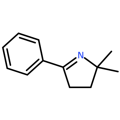 2H-Pyrrole, 3,4-dihydro-2,2-dimethyl-5-phenyl-