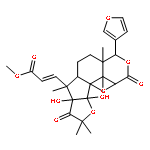 methyl (2Z)-3-[(3aS,5aR,6R,6aR,9aS,9bR,9cR,10aS)-3-furan-3-yl-6a,9a-dihydroxy-3a,6,8,8,9b-pentamethyl-1,7-dioxododecahydro-3H-furo[3',2':4,5]cyclopenta[1,2-f]oxireno[d]isochromen-6-yl]prop-2-enoate