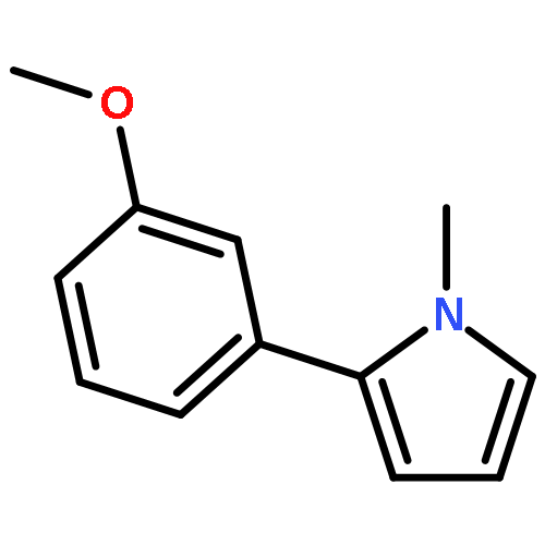 1H-Pyrrole, 2-(3-methoxyphenyl)-1-methyl-