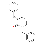 4H-PYRAN-4-ONE, TETRAHYDRO-3,5-BIS(PHENYLMETHYLENE)-, (E,E)-