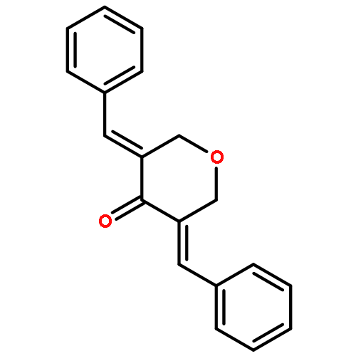 4H-PYRAN-4-ONE, TETRAHYDRO-3,5-BIS(PHENYLMETHYLENE)-, (E,E)-