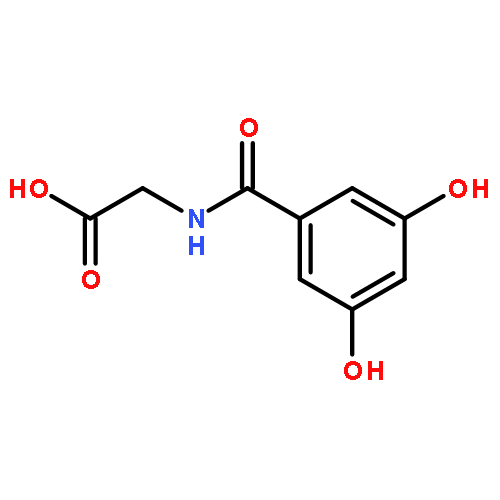 Glycine, N-(3,5-dihydroxybenzoyl)-