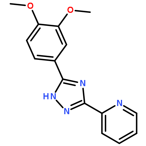 Pyridine, 2-[5-(3,4-dimethoxyphenyl)-1H-1,2,4-triazol-3-yl]-