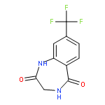 1H-1,4-BENZODIAZEPINE-2,5-DIONE, 3,4-DIHYDRO-8-(TRIFLUOROMETHYL)-