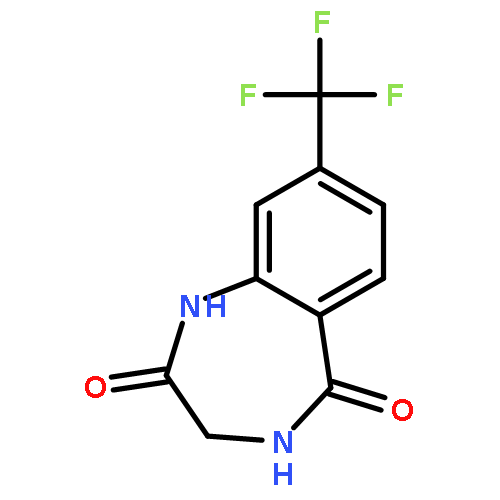 1H-1,4-BENZODIAZEPINE-2,5-DIONE, 3,4-DIHYDRO-8-(TRIFLUOROMETHYL)-