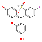 BENZENESULFONIC ACID, 2-(6-HYDROXY-3-OXO-3H-XANTHEN-9-YL)-5-IODO-