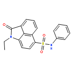 BENZ[CD]INDOLE-6-SULFONAMIDE, 1-ETHYL-1,2-DIHYDRO-2-OXO-N-PHENYL-