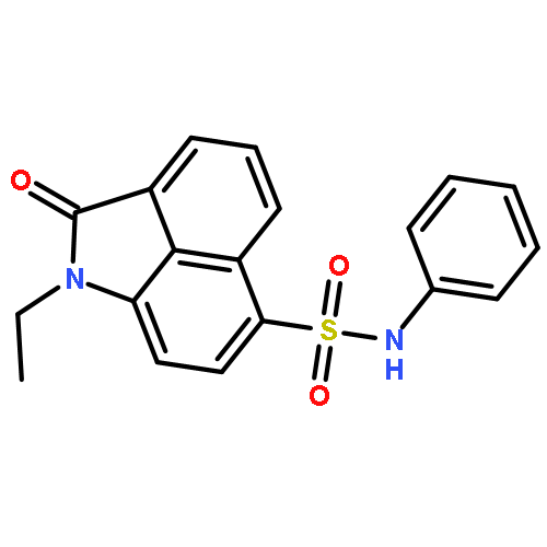 BENZ[CD]INDOLE-6-SULFONAMIDE, 1-ETHYL-1,2-DIHYDRO-2-OXO-N-PHENYL-