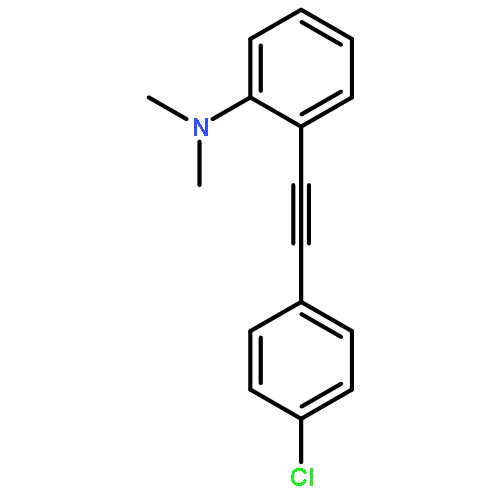 Benzenamine, 2-[(4-chlorophenyl)ethynyl]-N,N-dimethyl-