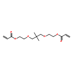 2-Propenoic acid,(2,2-dimethyl-1,3-propanediyl)bis(oxy-2,1-ethanediyl) ester