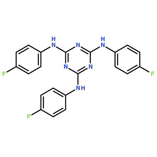 1,3,5-Triazine-2,4,6-triamine, N,N',N''-tris(4-fluorophenyl)-