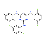 1,3,5-Triazine-2,4,6-triamine, N,N',N''-tris(2,5-difluorophenyl)-