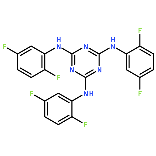 1,3,5-Triazine-2,4,6-triamine, N,N',N''-tris(2,5-difluorophenyl)-