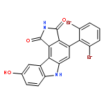 Pyrrolo[3,4-c]carbazole-1,3(2H,6H)-dione,4-(2,6-dibromophenyl)-9-hydroxy-