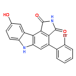 Pyrrolo[3,4-c]carbazole-1,3(2H,6H)-dione,4-(2-bromophenyl)-9-hydroxy-