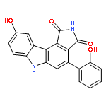 Pyrrolo[3,4-c]carbazole-1,3(2H,6H)-dione,9-hydroxy-4-(2-hydroxyphenyl)-