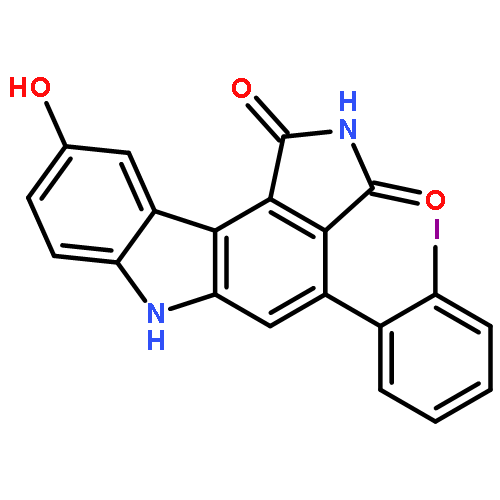 Pyrrolo[3,4-c]carbazole-1,3(2H,6H)-dione, 9-hydroxy-4-(2-iodophenyl)-