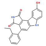 Pyrrolo[3,4-c]carbazole-1,3(2H,6H)-dione, 4-(2-ethylphenyl)-9-hydroxy-