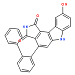 Pyrrolo[3,4-c]carbazole-1,3(2H,6H)-dione,4-[1,1'-biphenyl]-2-yl-9-hydroxy-