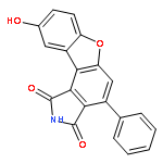 1H-BENZOFURO[3,2-E]ISOINDOLE-1,3(2H)-DIONE, 9-HYDROXY-4-PHENYL-