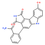 Benzamide,2-(1,2,3,6-tetrahydro-9-hydroxy-1,3-dioxopyrrolo[3,4-c]carbazol-4-yl)-