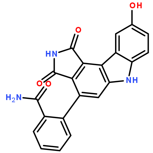 Benzamide,2-(1,2,3,6-tetrahydro-9-hydroxy-1,3-dioxopyrrolo[3,4-c]carbazol-4-yl)-