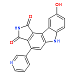 Pyrrolo[3,4-c]carbazole-1,3(2H,6H)-dione, 9-hydroxy-4-(3-pyridinyl)-