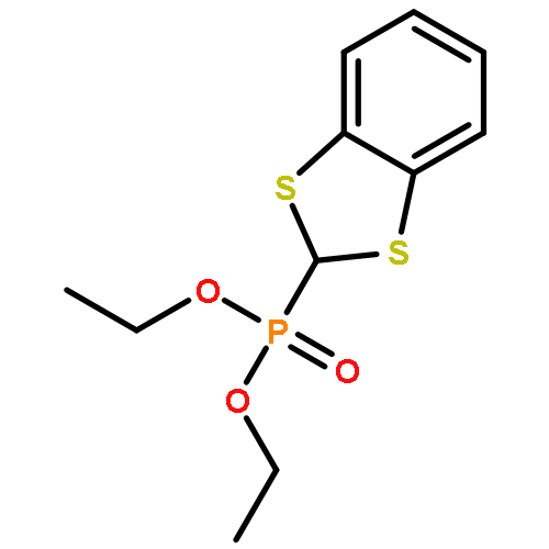 Phosphonic acid, 1,3-benzodithiol-2-yl-, diethyl ester