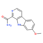 9H-Pyrido[3,4-b]indole-1-carboxamide, 7-methoxy-