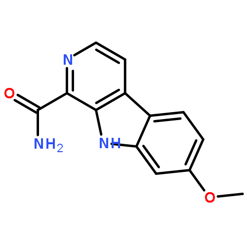 9H-Pyrido[3,4-b]indole-1-carboxamide, 7-methoxy-