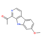 1-(7-methoxy-9H-beta-carbolin-1-yl)ethanone