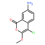 7-Amino-4-chloro-3-methoxy-1H-isochromen-1-one