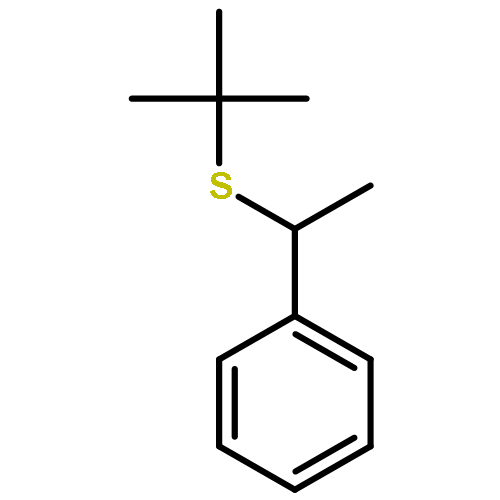 Benzene, [1-[(1,1-dimethylethyl)thio]ethyl]-