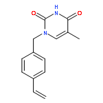 2,4(1H,3H)-PYRIMIDINEDIONE, 1-[(4-ETHENYLPHENYL)METHYL]-5-METHYL-