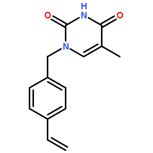 2,4(1H,3H)-PYRIMIDINEDIONE, 1-[(4-ETHENYLPHENYL)METHYL]-5-METHYL-