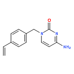 2(1H)-Pyrimidinone, 4-amino-1-[(4-ethenylphenyl)methyl]-