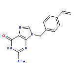 6H-Purin-6-one, 2-amino-9-[(4-ethenylphenyl)methyl]-1,9-dihydro-