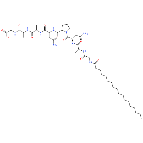 Glycine,N-(1-oxooctadecyl)glycyl-L-alanyl-L-asparaginyl-L-prolyl-L-asparaginyl-L-alanyl-L-alanyl-