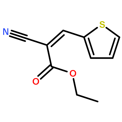 2-Propenoic acid, 2-cyano-3-(2-thienyl)-, ethyl ester, (2E)-