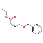 2-Butenoic acid, 3-methyl-4-(phenylmethoxy)-, ethyl ester, (Z)-